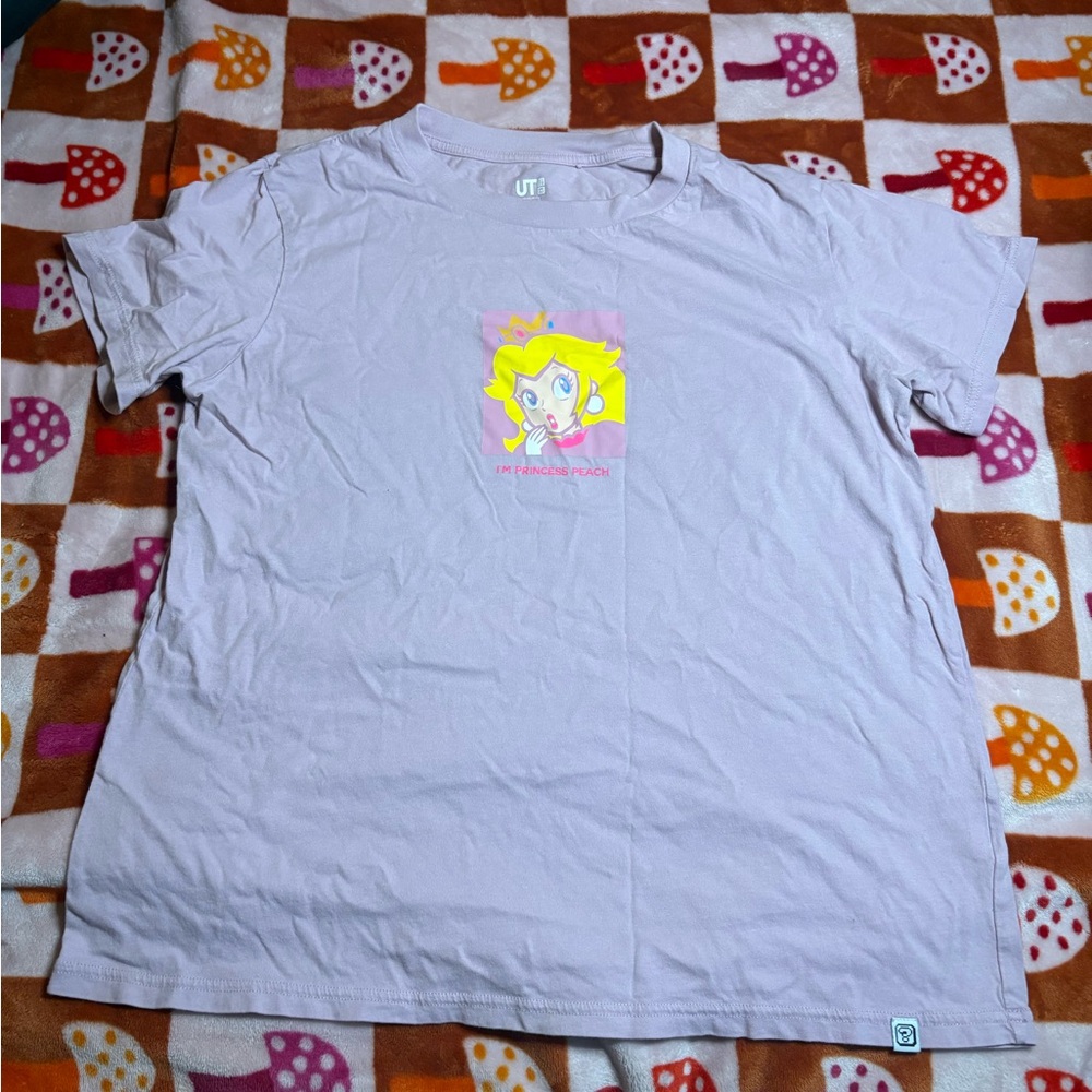 Uniqlo Light Purple Short Sleeve Tee